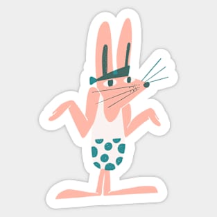 Fun Bunny Sticker